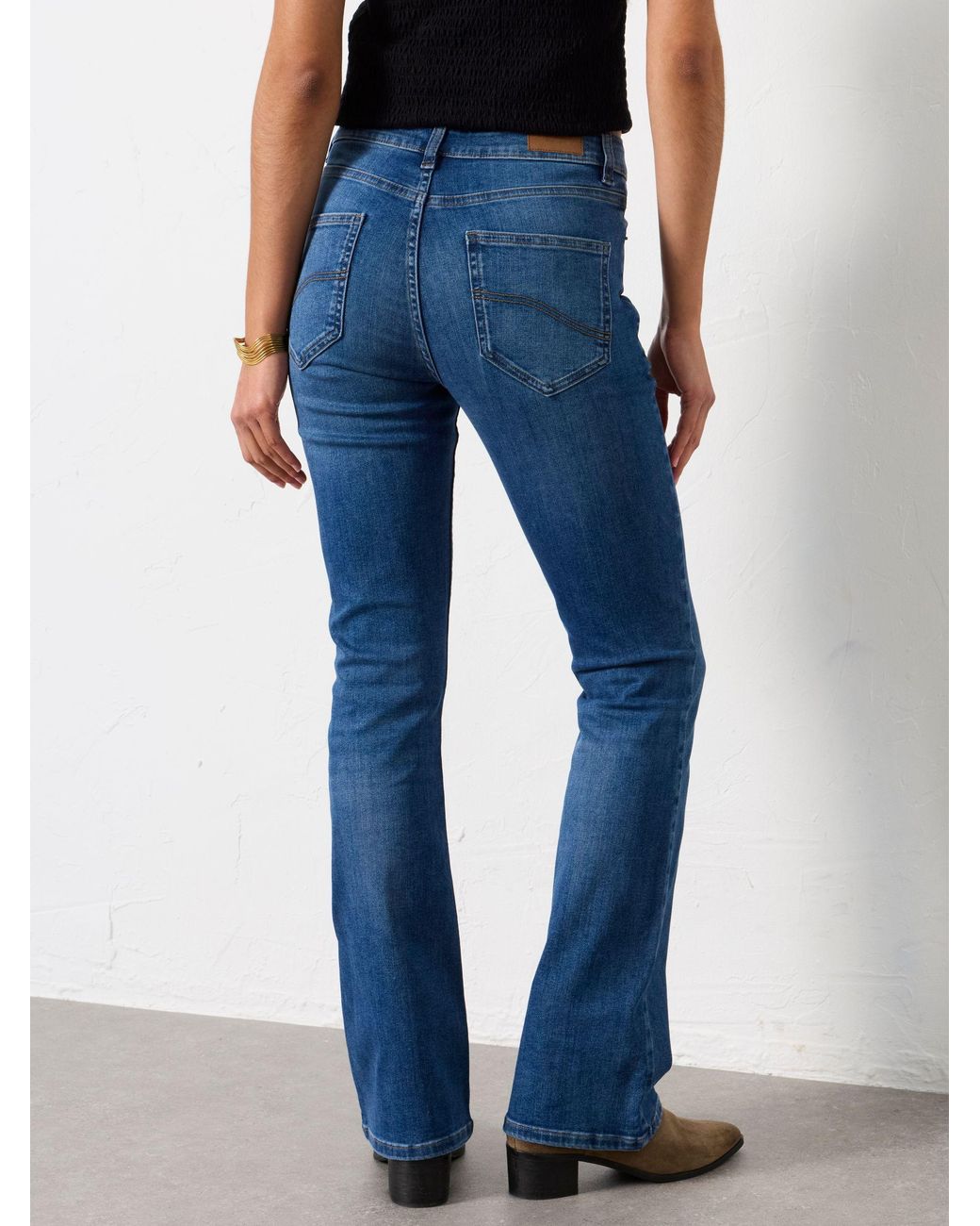 FatFace Blue Katrine Skinny Bootcut Jeans