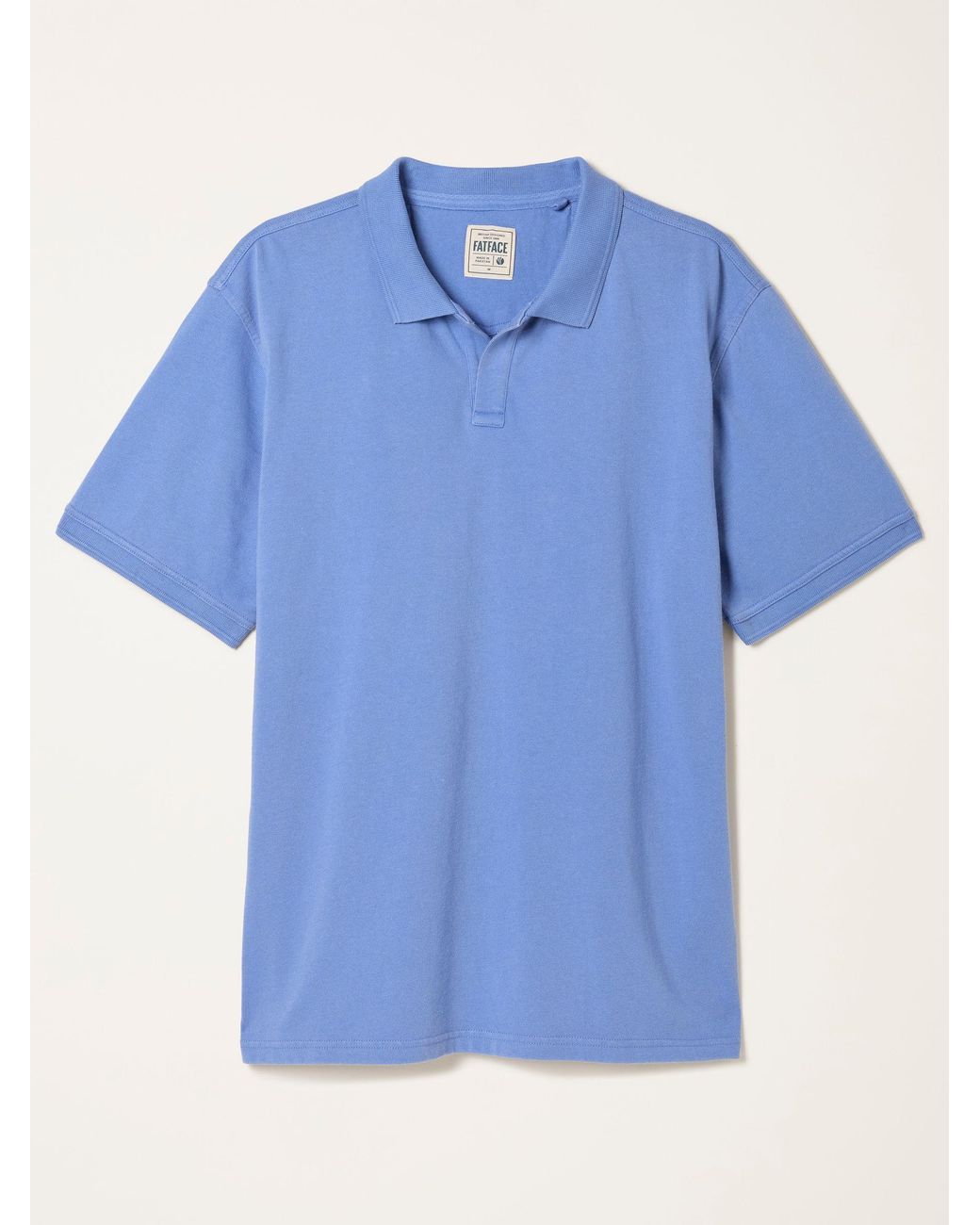 FatFace Blue Fatface Ashton Relaxed Fit Notch Polo for men