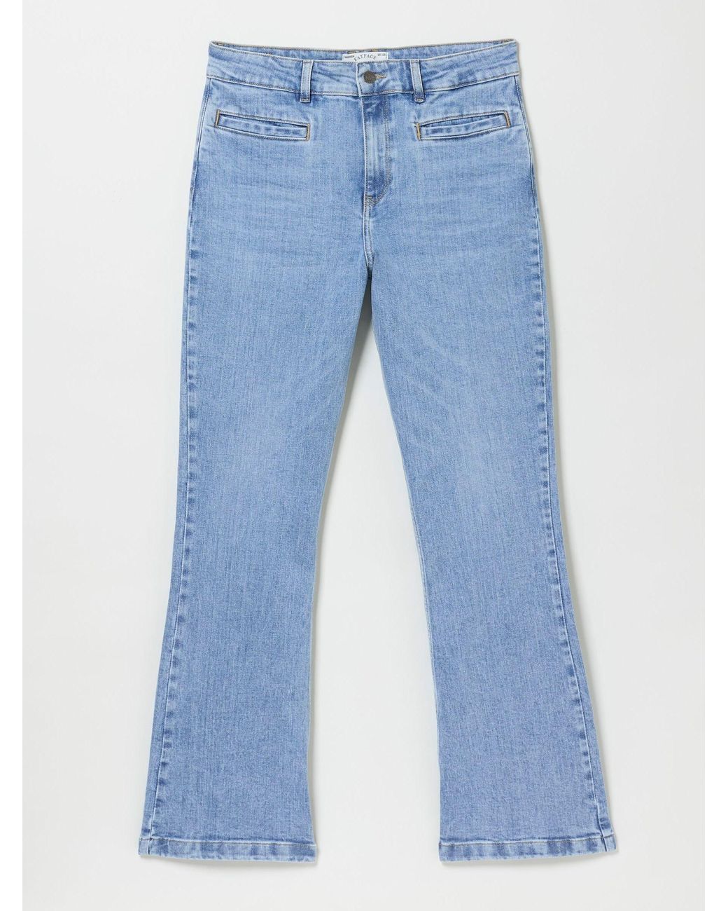 FatFace Blue Fly Flare Jeans