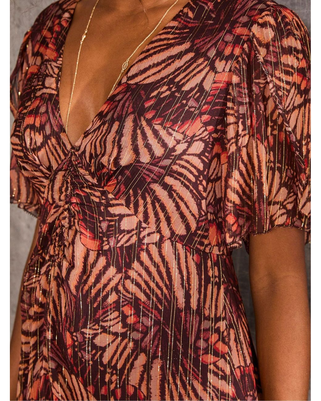 FatFace Brown Scarlet Dress