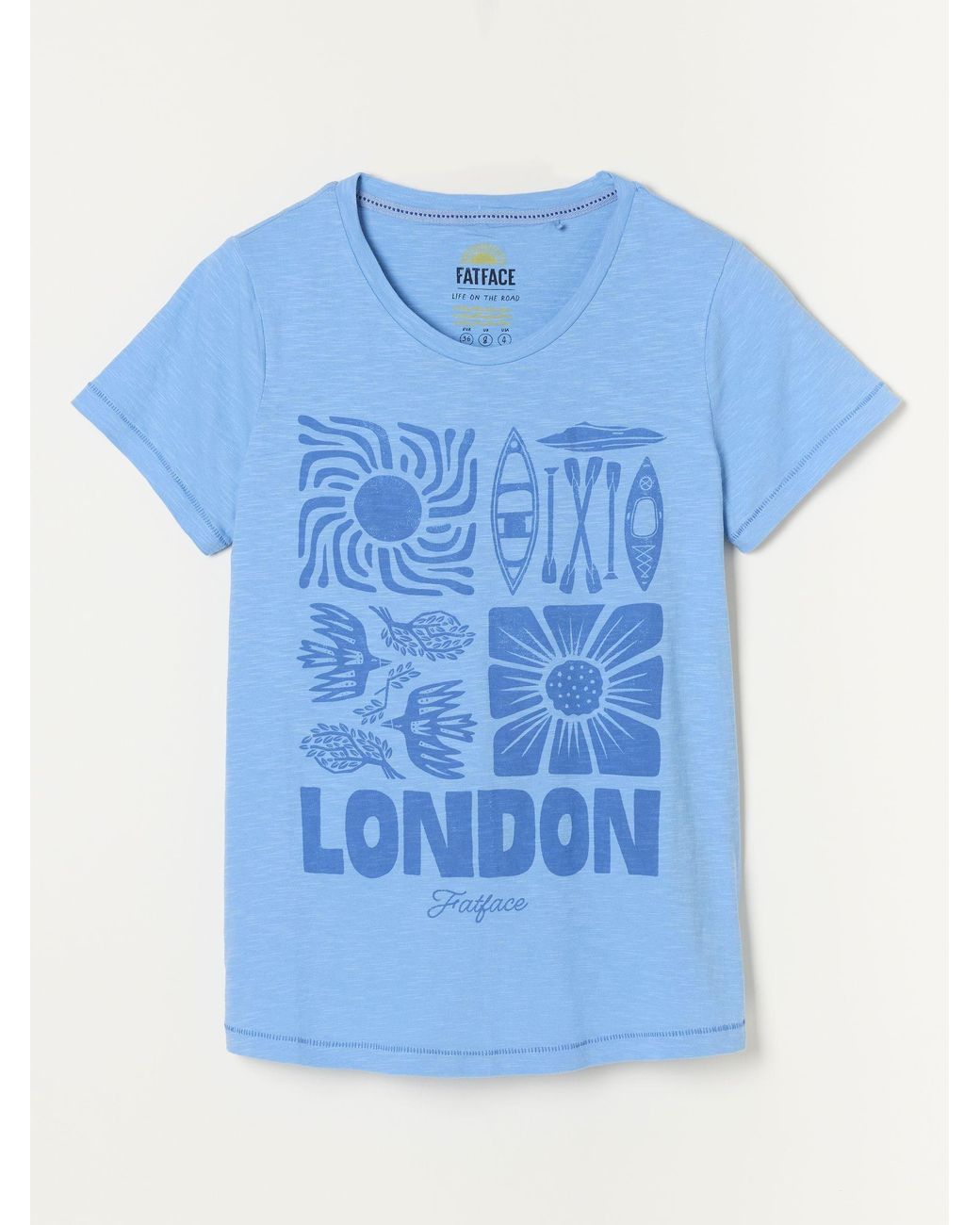 FatFace Blue Aloa Land Tee