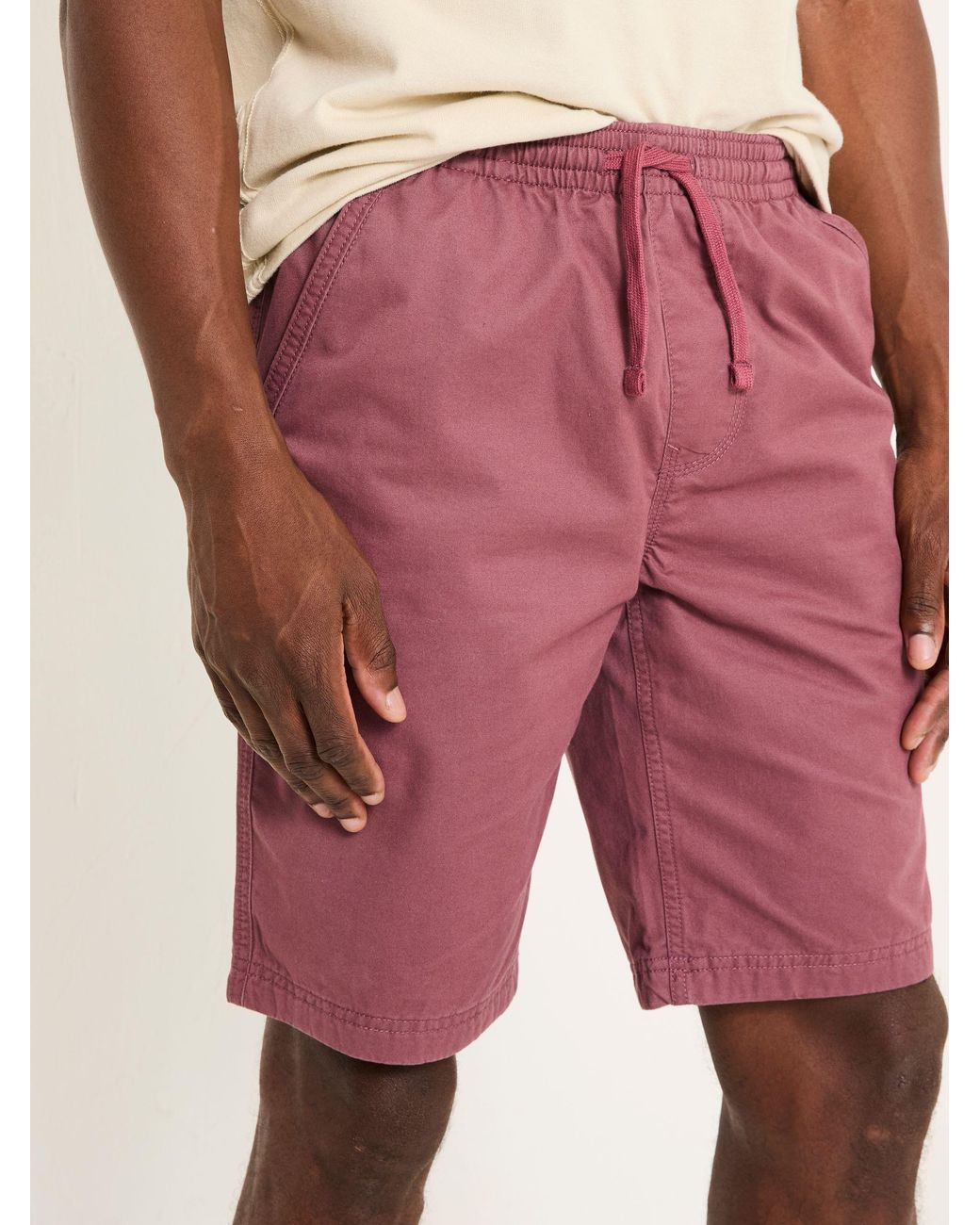 FatFace Red Seaton Pull On Shorts for men