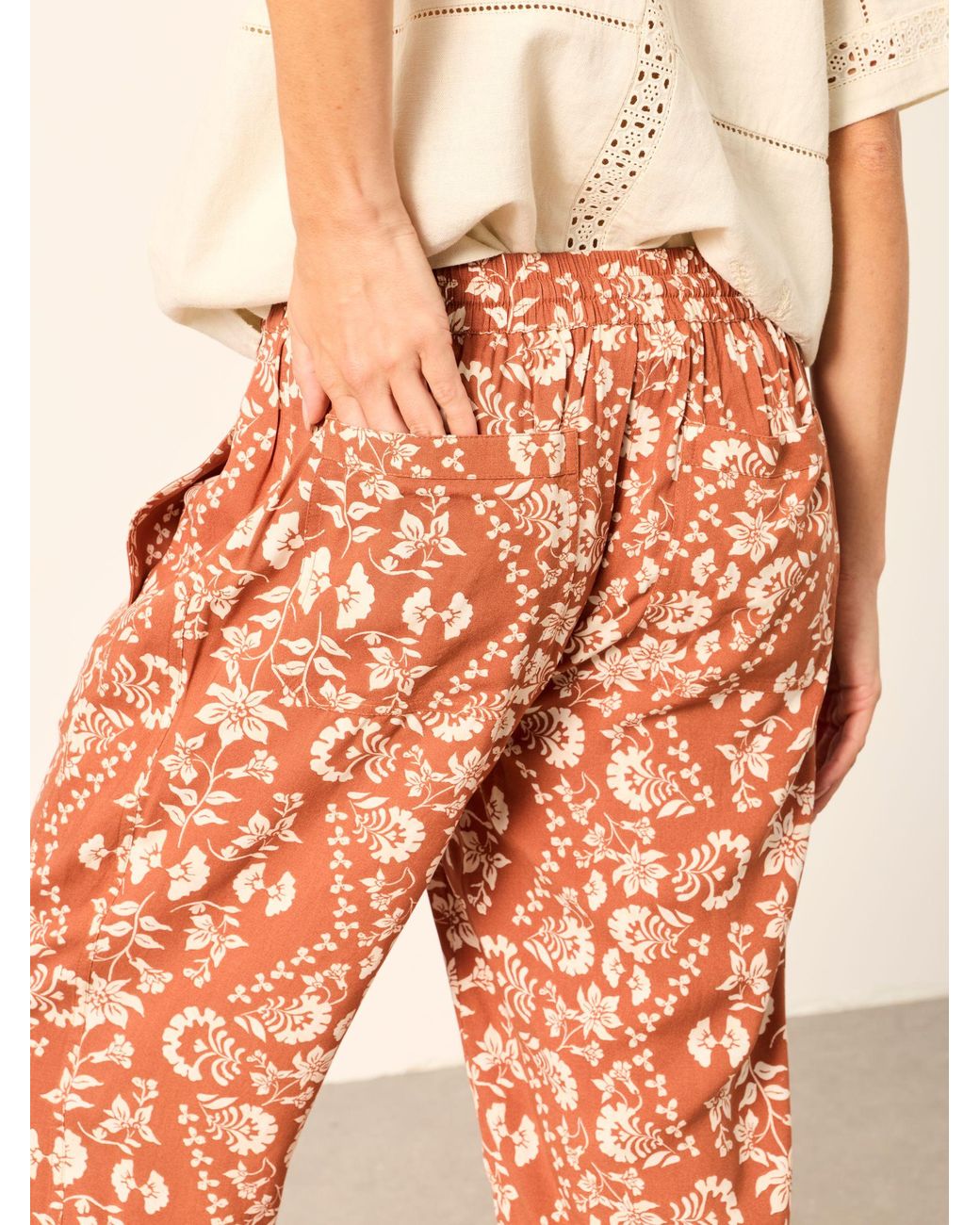 FatFace Pink Charlie Tapered Trousers