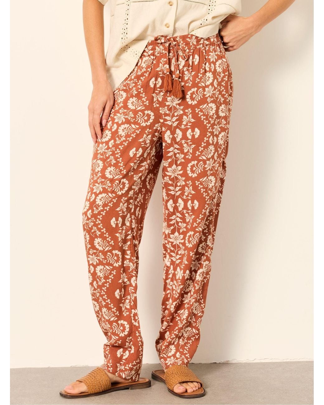 FatFace Pink Charlie Tapered Trousers