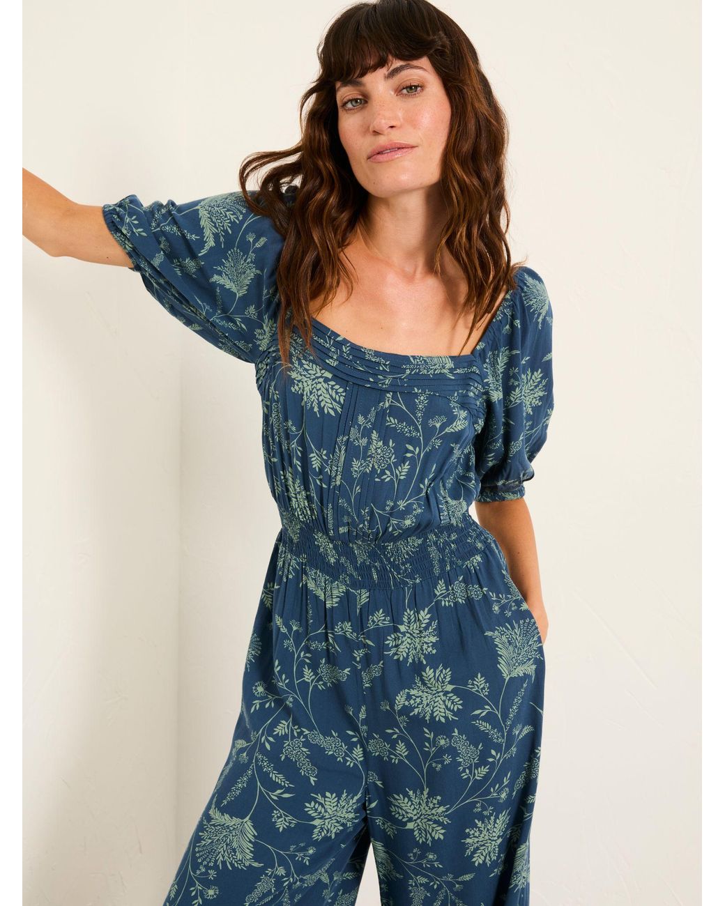 FatFace Brown Helena Jumpsuit