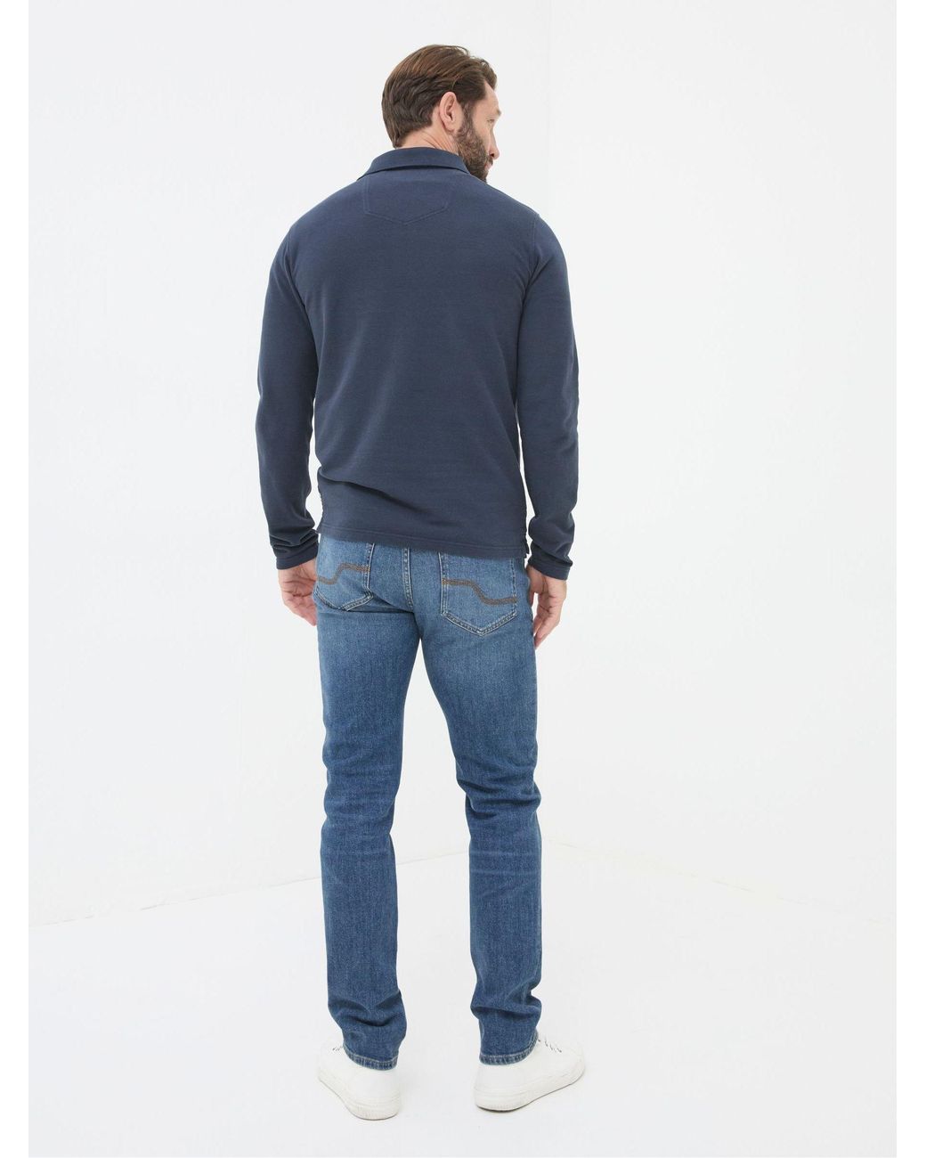 FatFace Blue Slim Fit Jeans for men