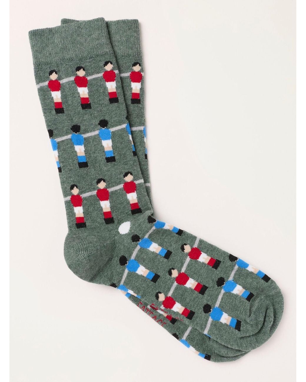 FatFace Blue Fatface Table Football Socks for men