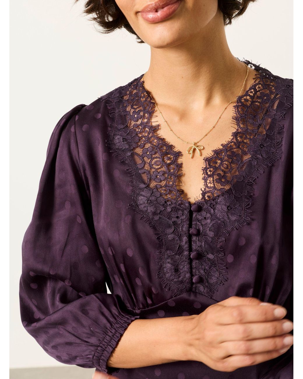 FatFace Purple Libby Dress