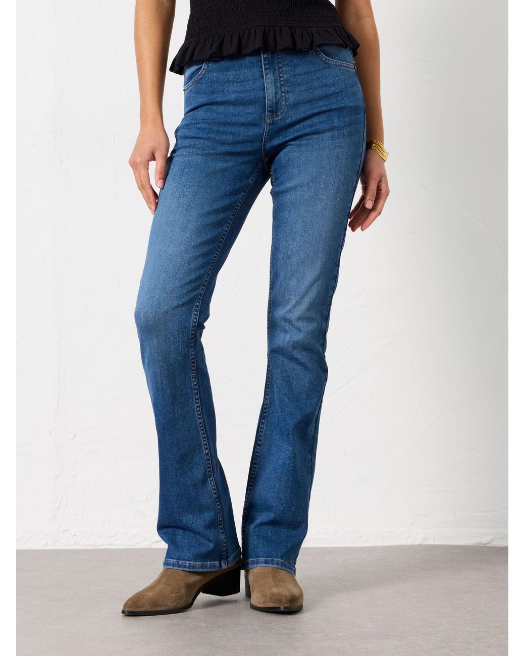 FatFace Blue Katrine Skinny Bootcut Jeans