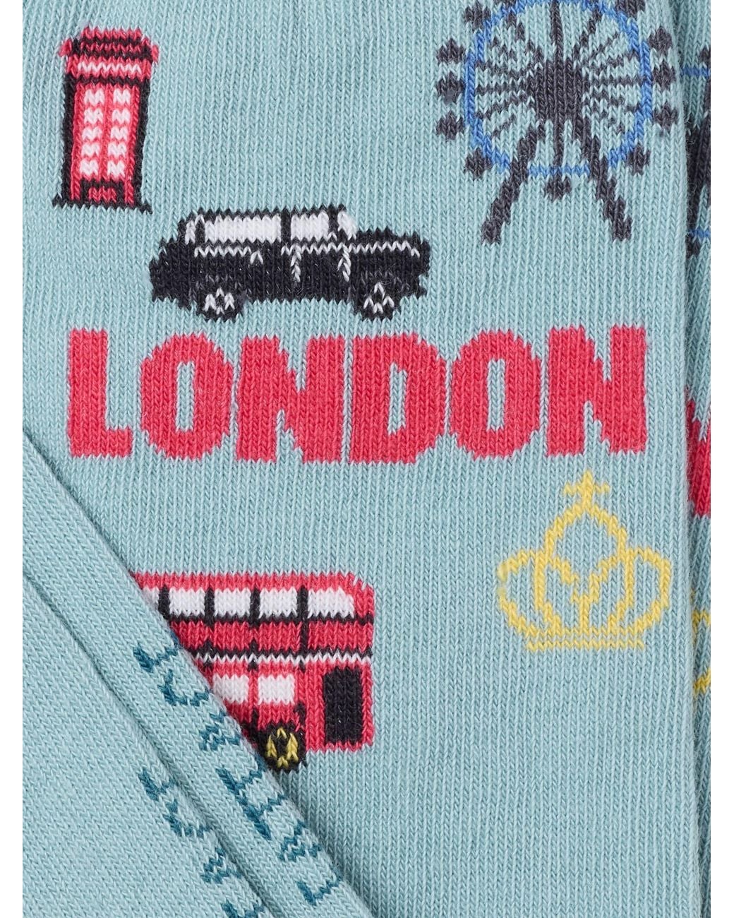 FatFace Blue Fatface Haze London Socks