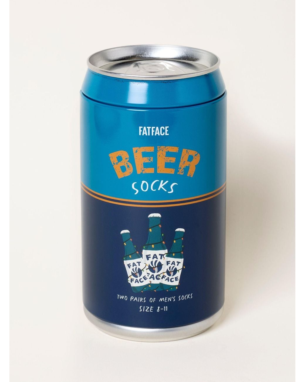 FatFace Blue 2 Pack Beer Socks for men