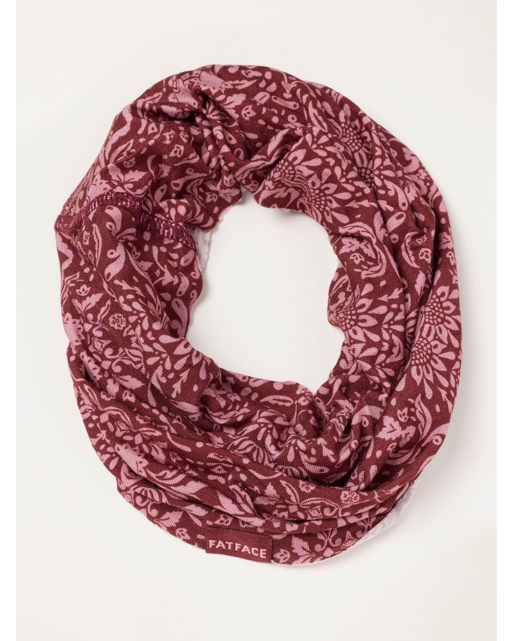 FatFace Pink Fatface Folk Floral Print Multi Snood