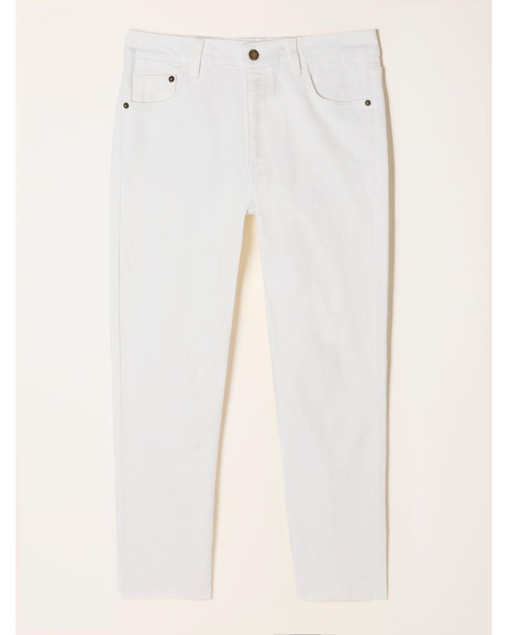 FatFace White Fatface Whitby Slim Capri Jeans