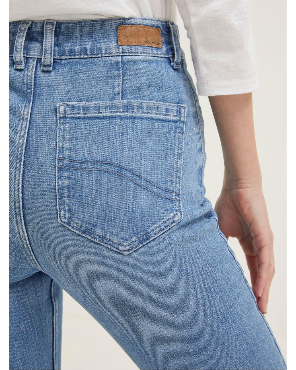 FatFace Blue Fly Flare Jeans