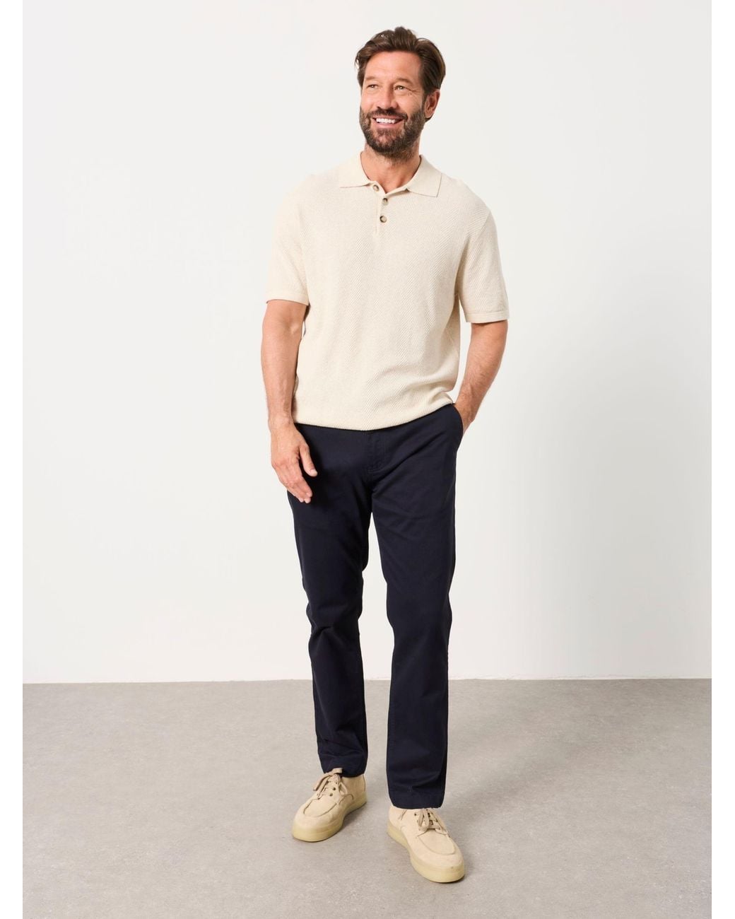 FatFace Blue Hayton Slim Fit Chinos for men