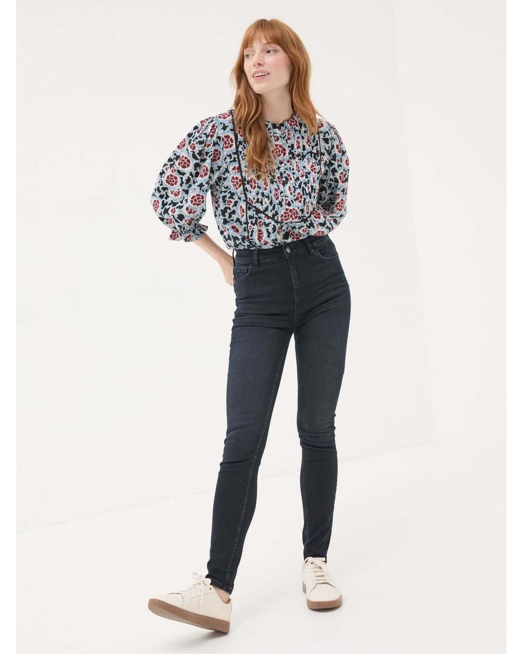FatFace Blue Harlow Highwaist Skinny Jeans