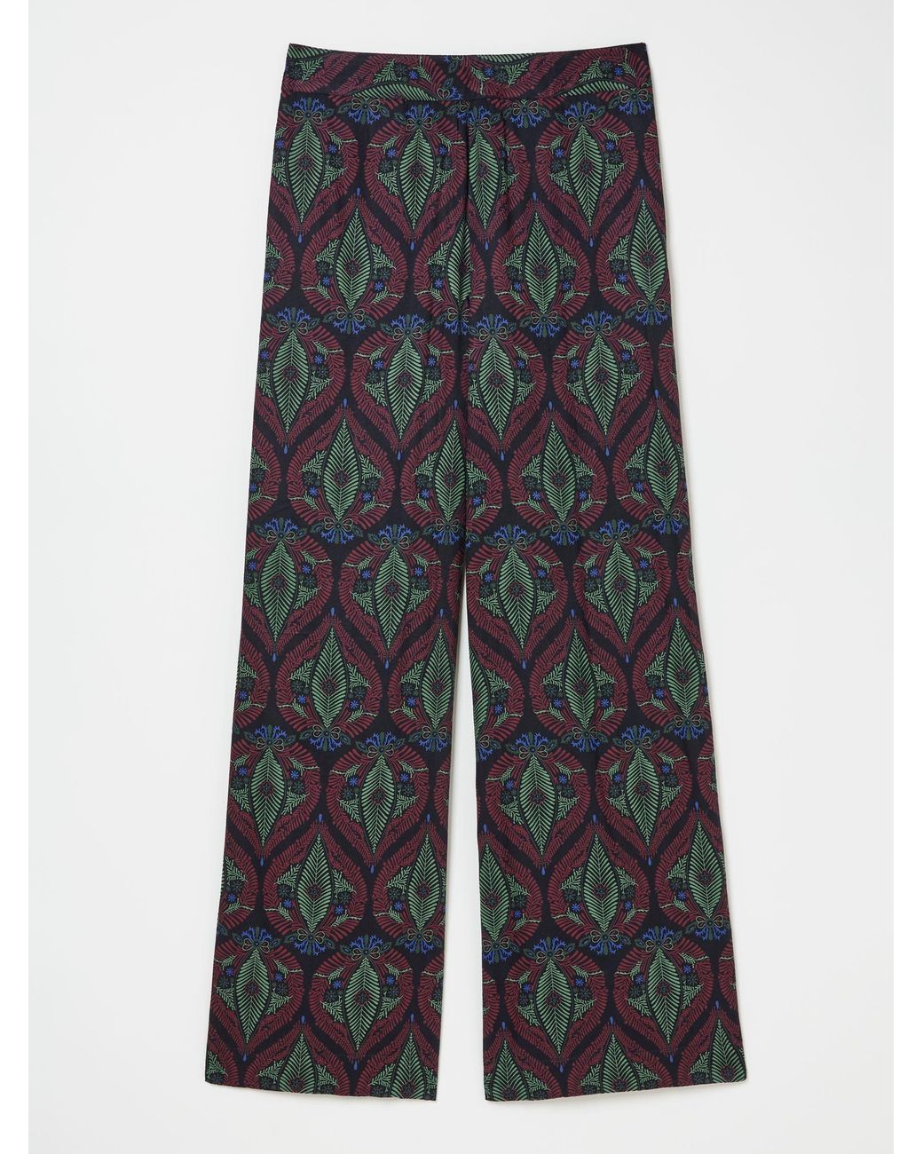 FatFace Black Ines Dec Leaf Trousers