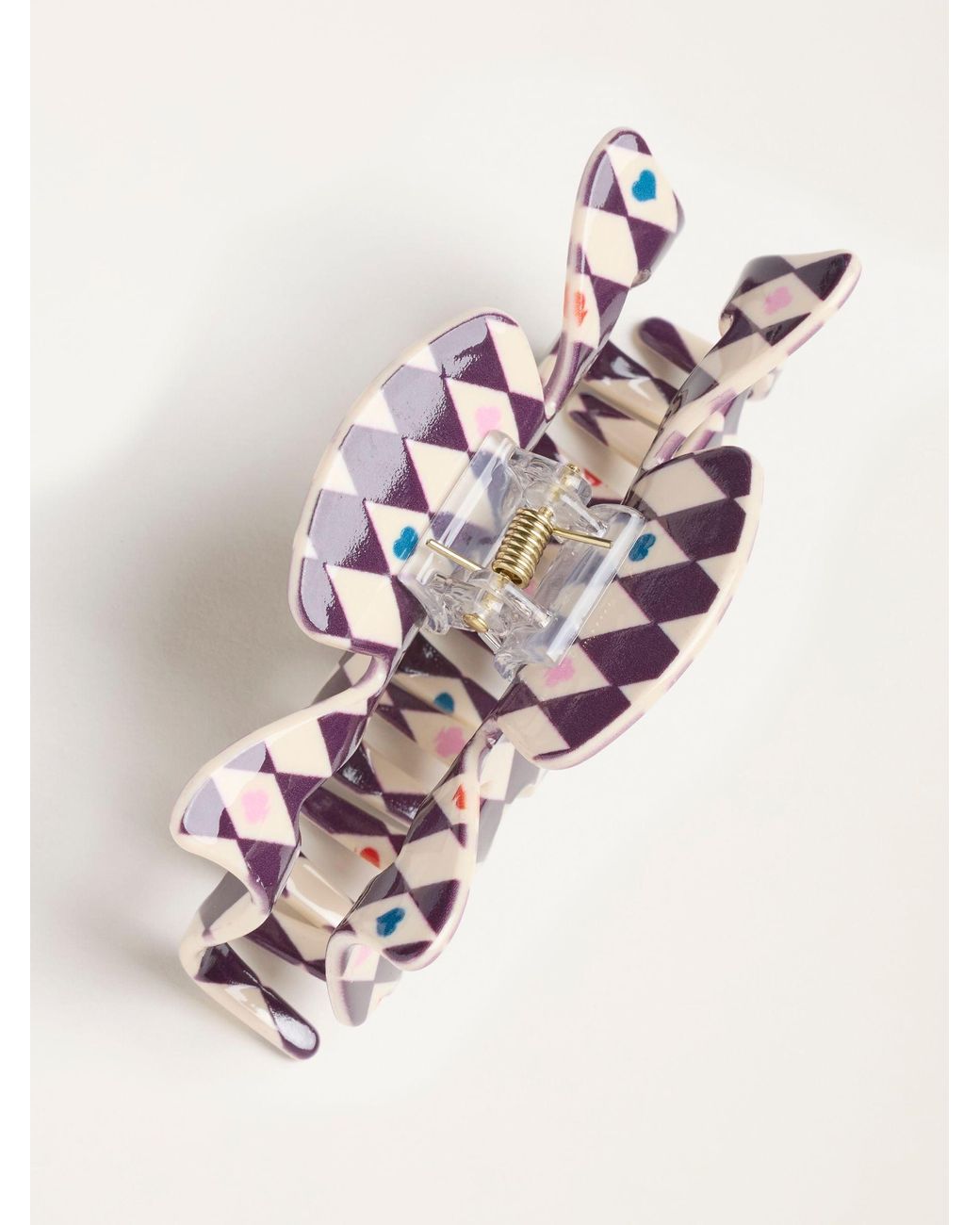 FatFace Pink V & A Claw Clip