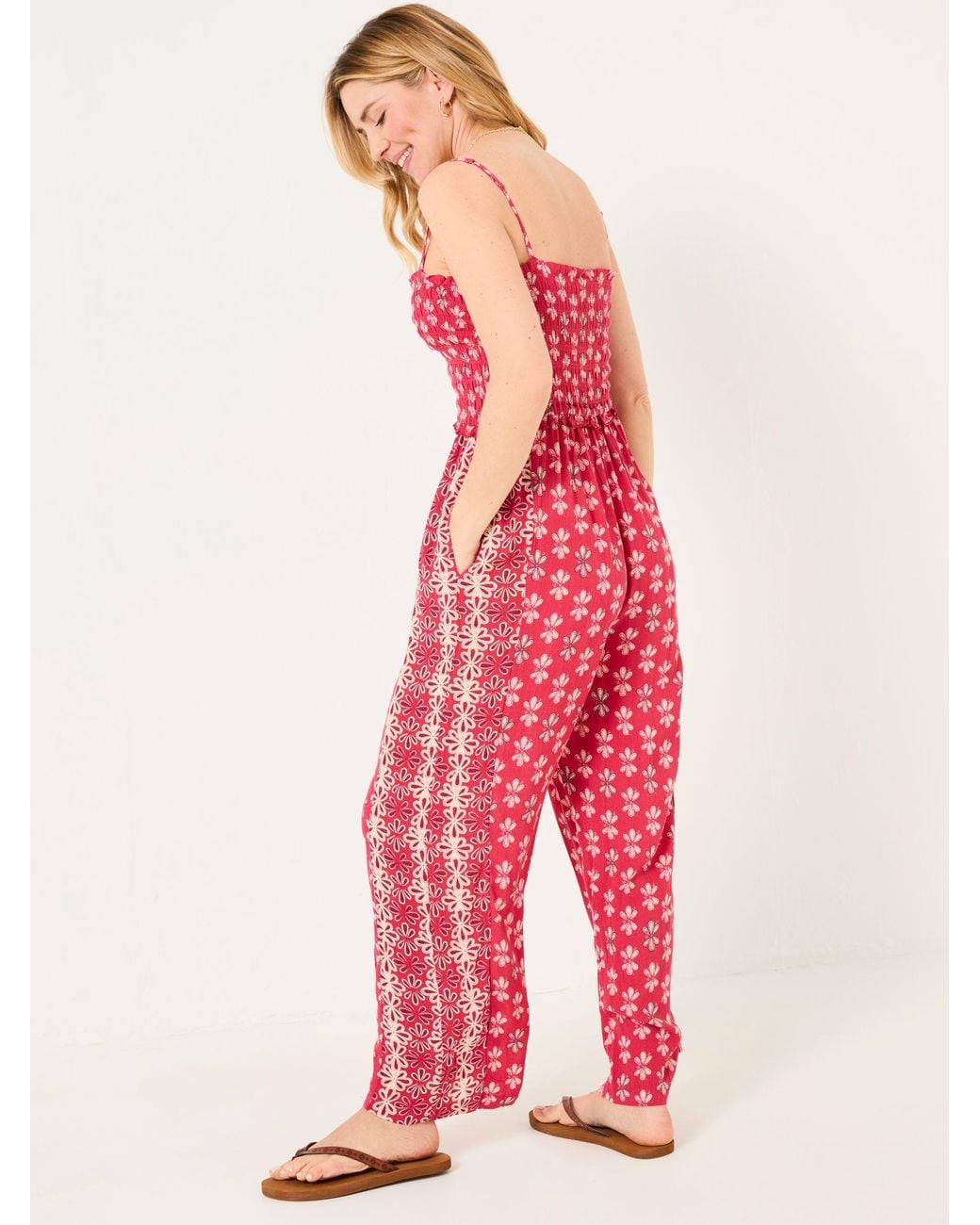FatFace Pink Natalie Jumpsuit