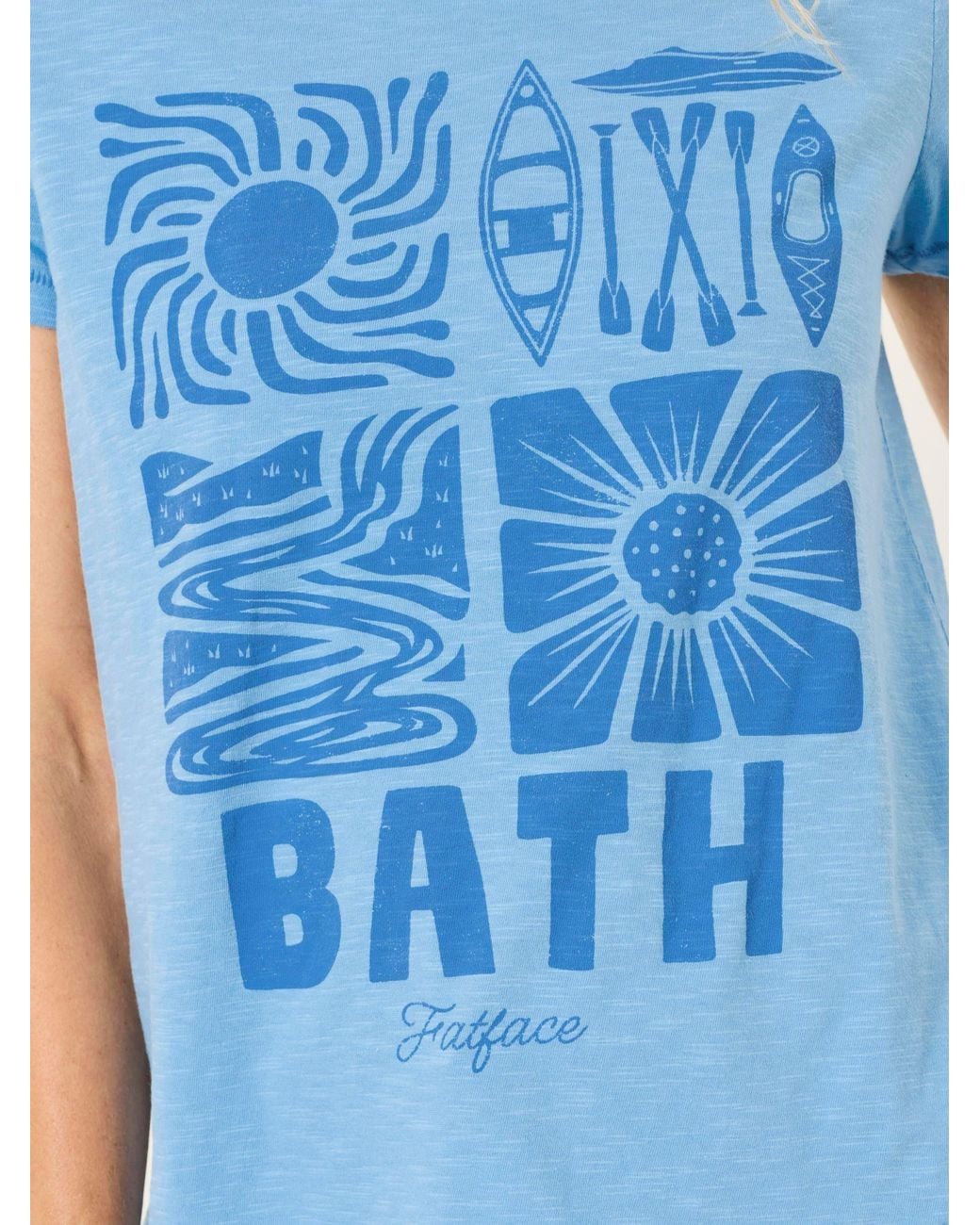 FatFace Blue Aloa Land Tee