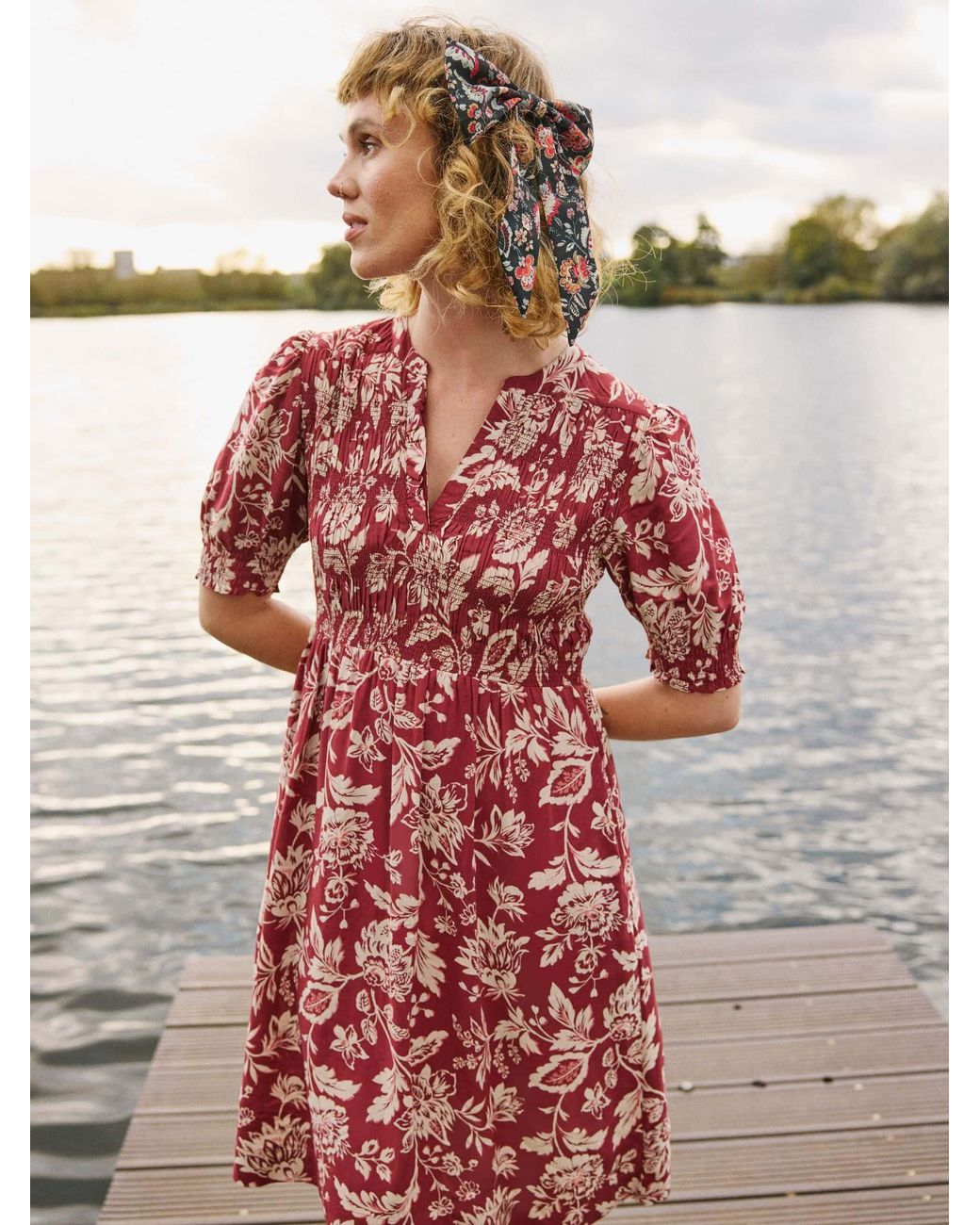 FatFace Pink Juniper Dress