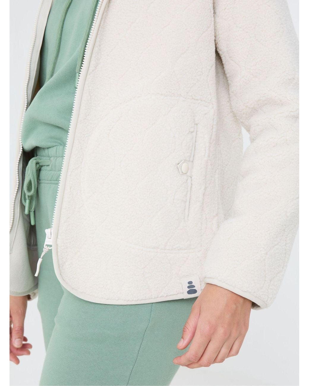 FatFace Green Fleece Jacket