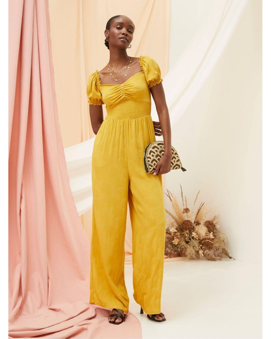 FatFace Brown Acacia Jumpsuit