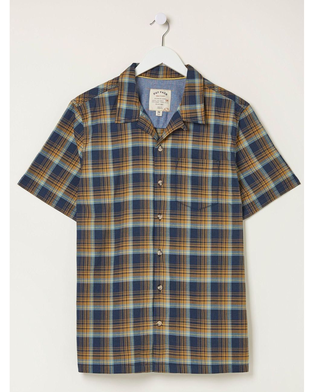 FatFace Gray Kilcoy Check Shirt for men