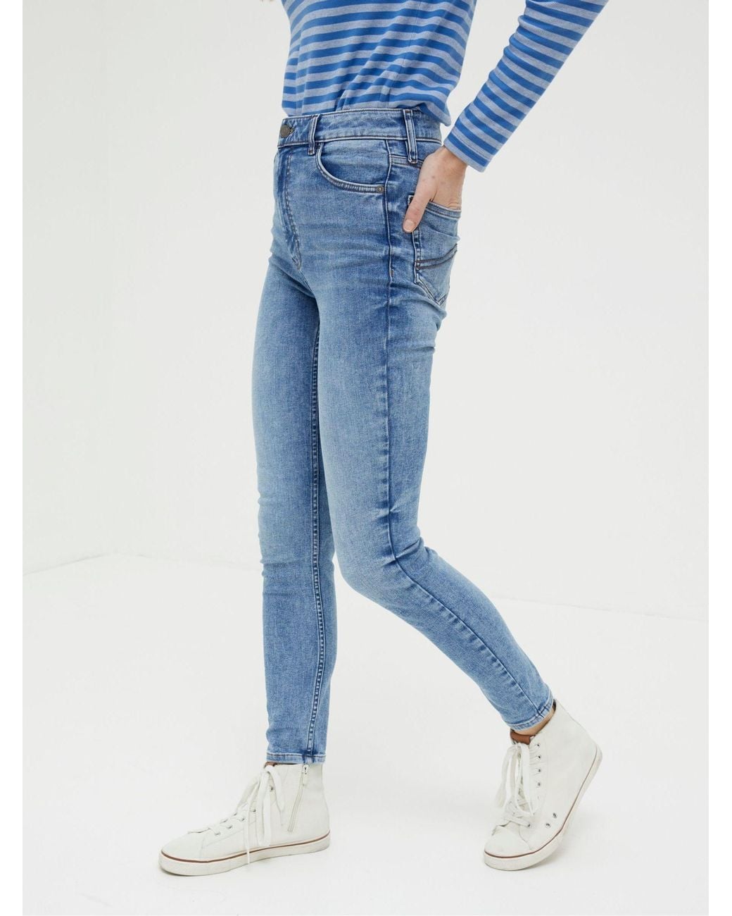 FatFace Blue Harlow Highwaist Skinny Jeans