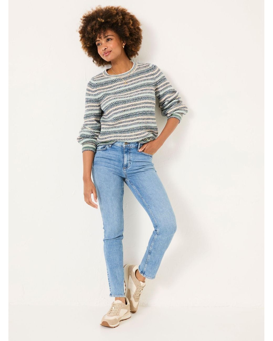 FatFace Blue Sway Slim Jeans