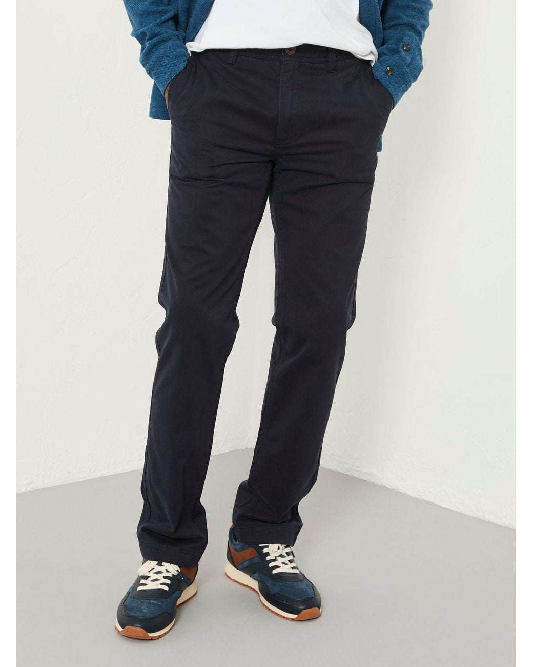 FatFace Blue Straight Fit Modern Coastal Chinos for men