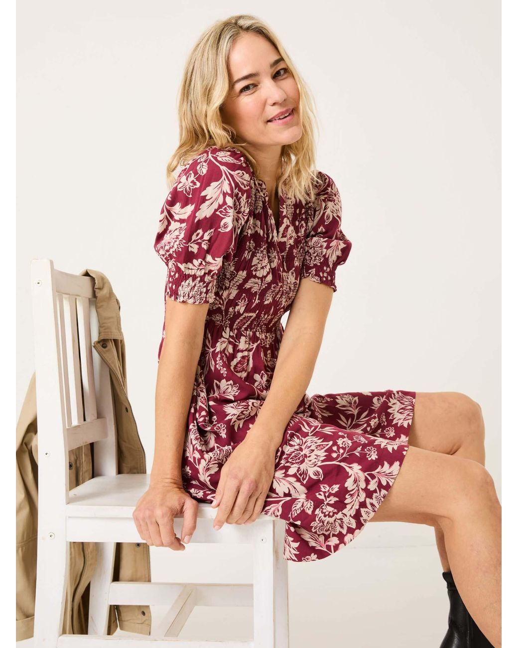 FatFace Pink Juniper Dress