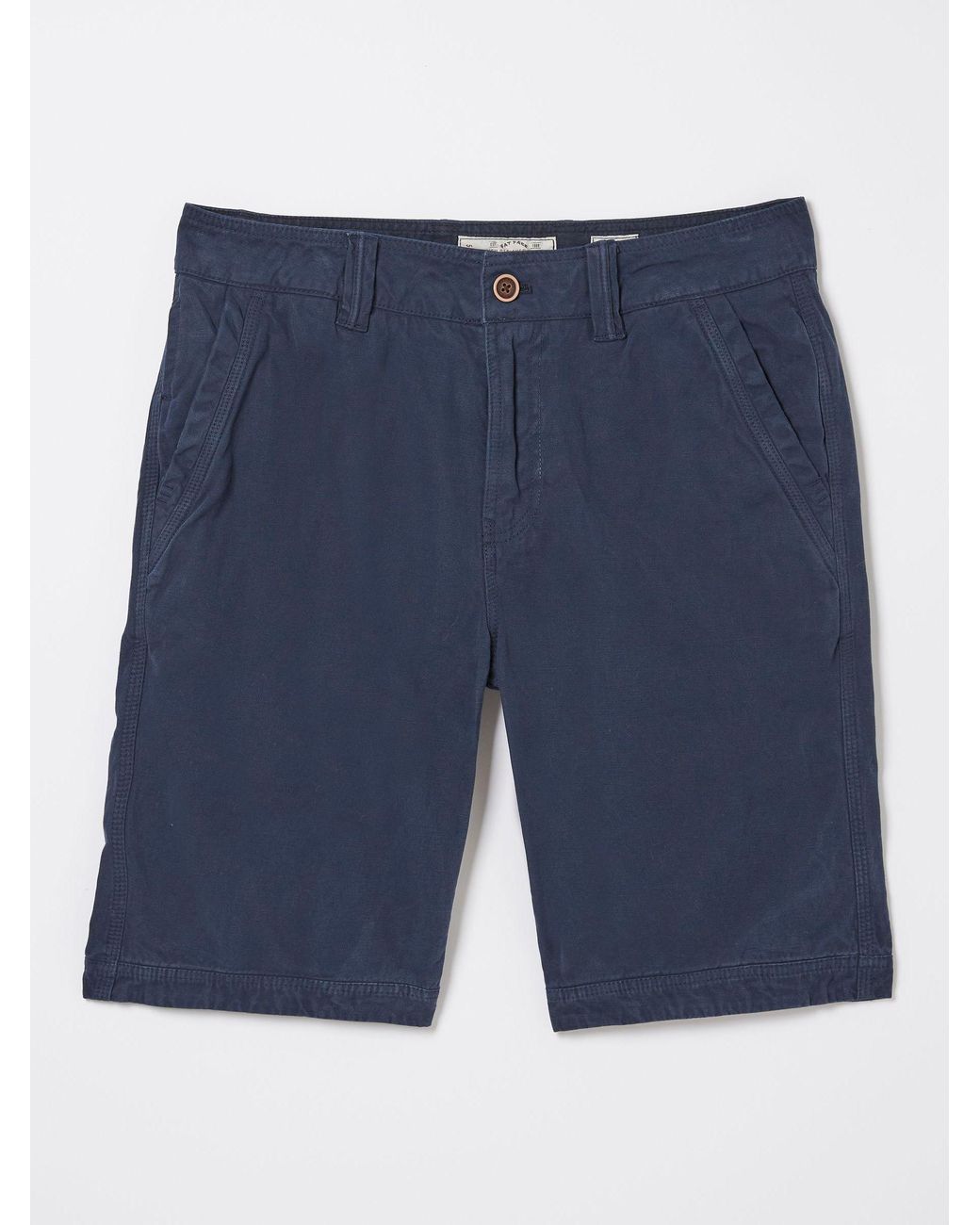 FatFace Blue Cove Flat Front Shorts for men
