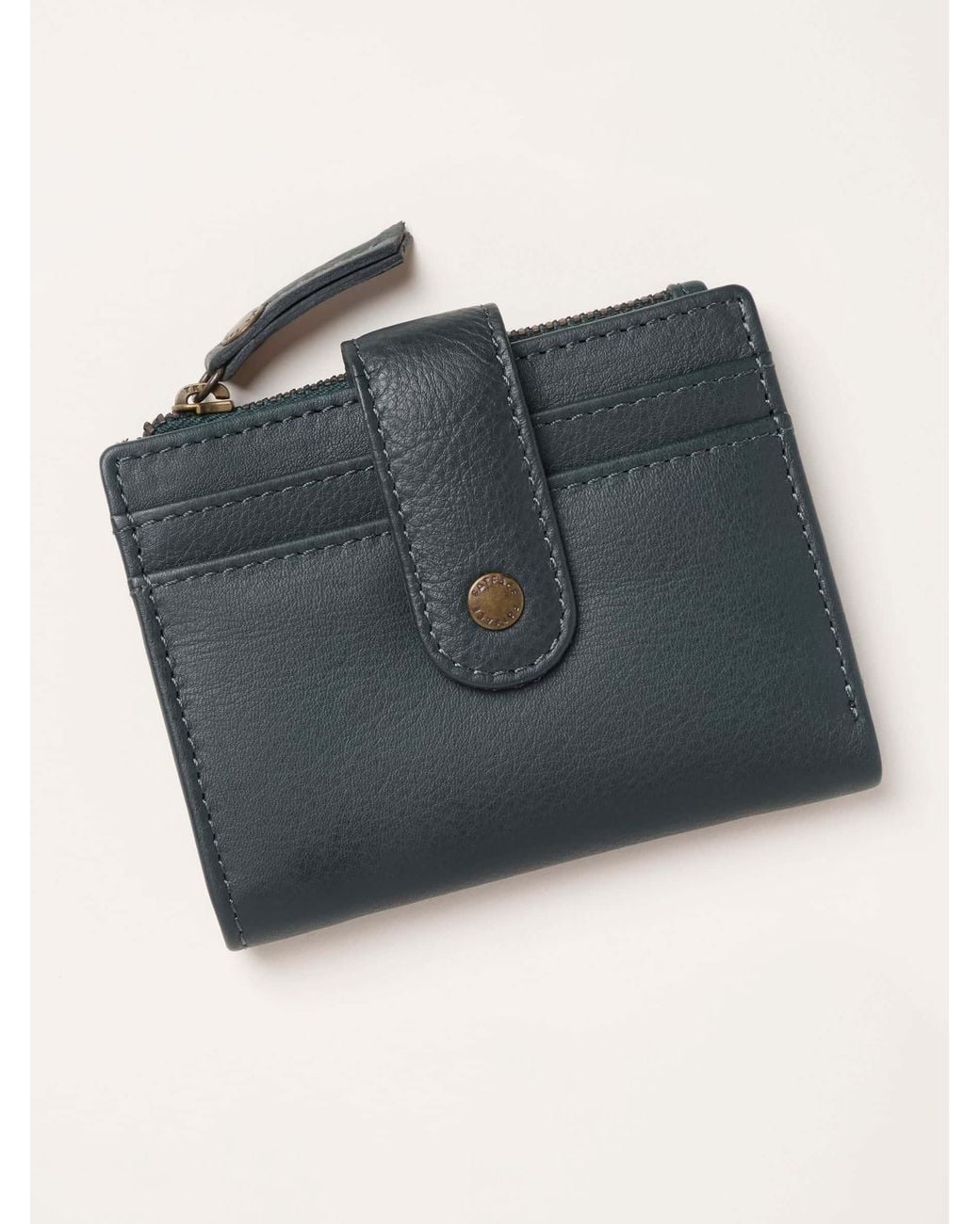 FatFace Blue Leather Cardholder