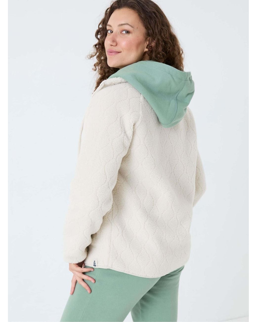 FatFace Green Fleece Jacket