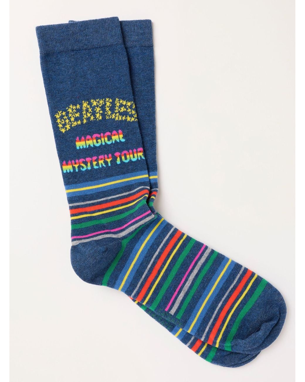 FatFace Blue Fatface Multi Colour Beatles Socks for men