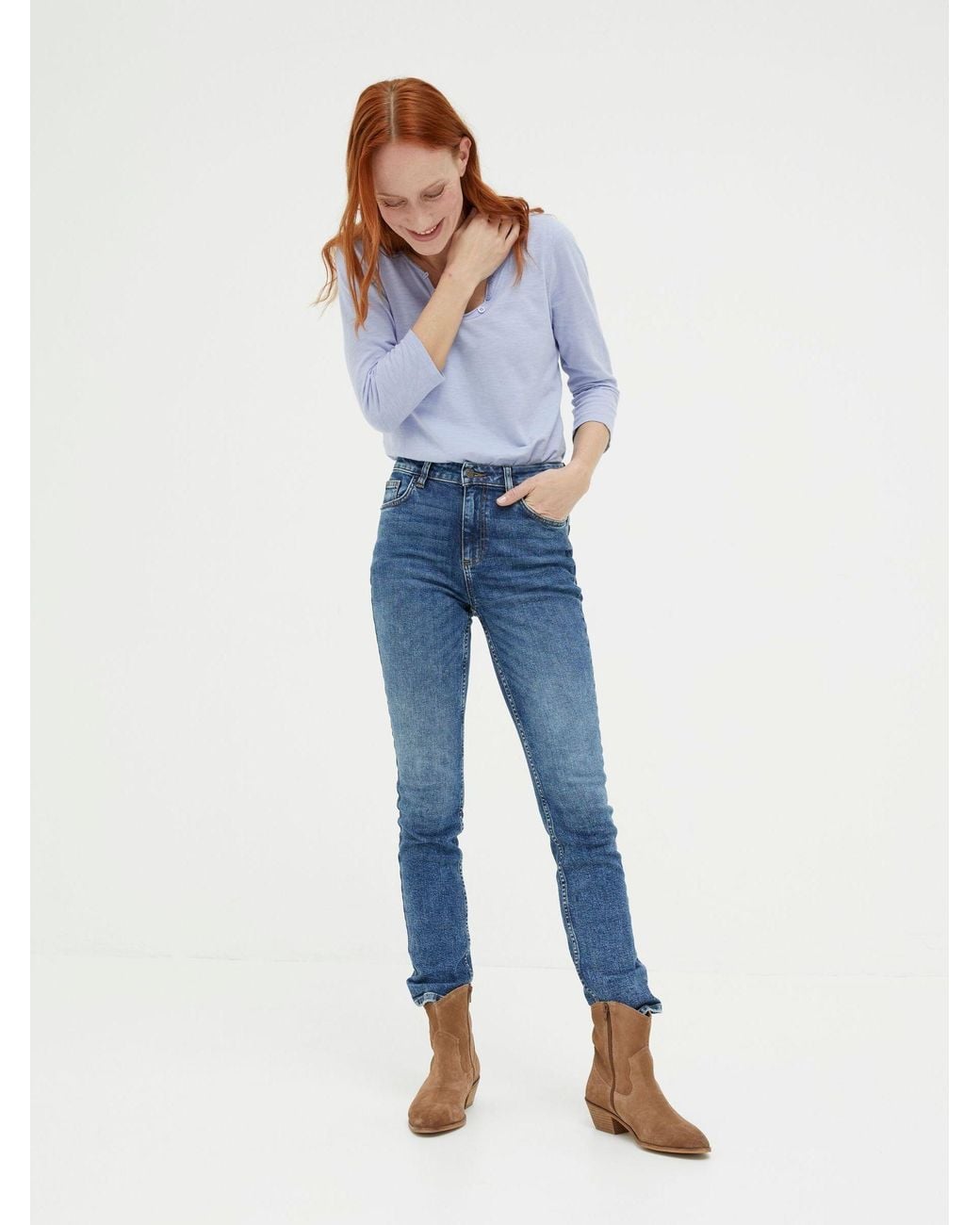 FatFace Blue Sway Slim Jeans