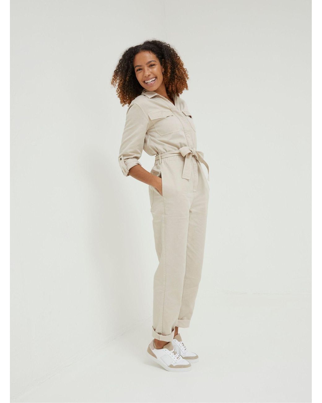 FatFace Natural Betty Boilersuit
