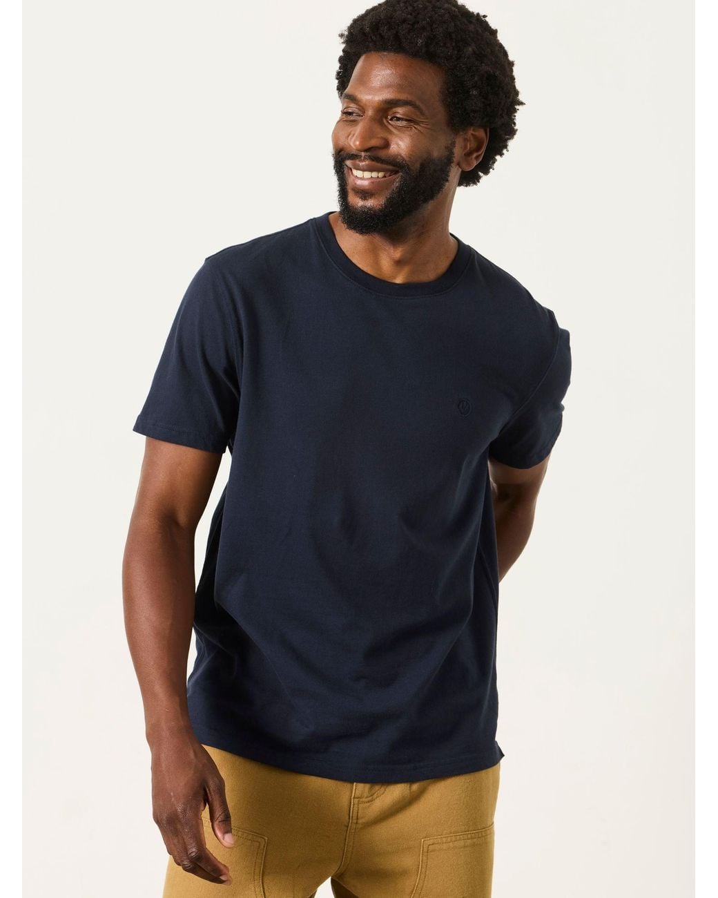 FatFace Blue Lulworth Short Sleeve T-Shirt for men