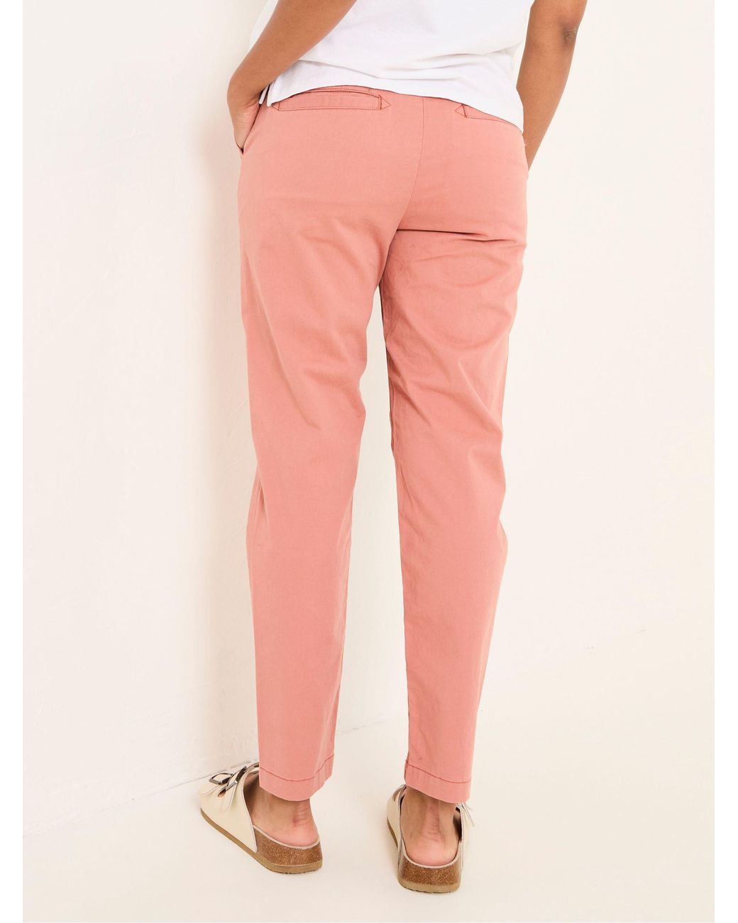 FatFace Pink Rye Chino Trousers