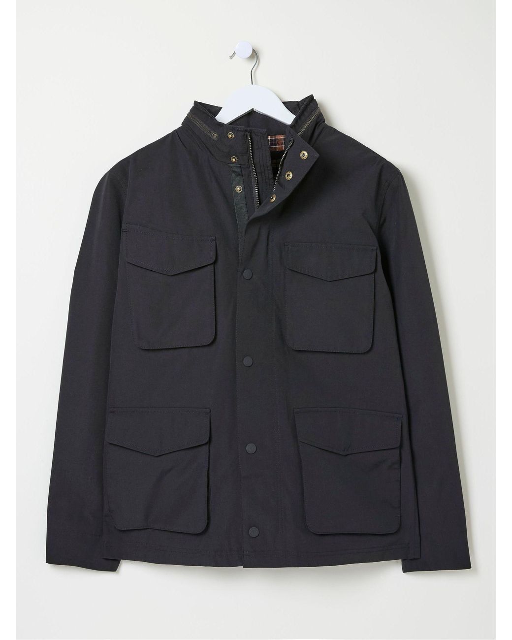 FatFace Black Truro Waterproof Jacket for men