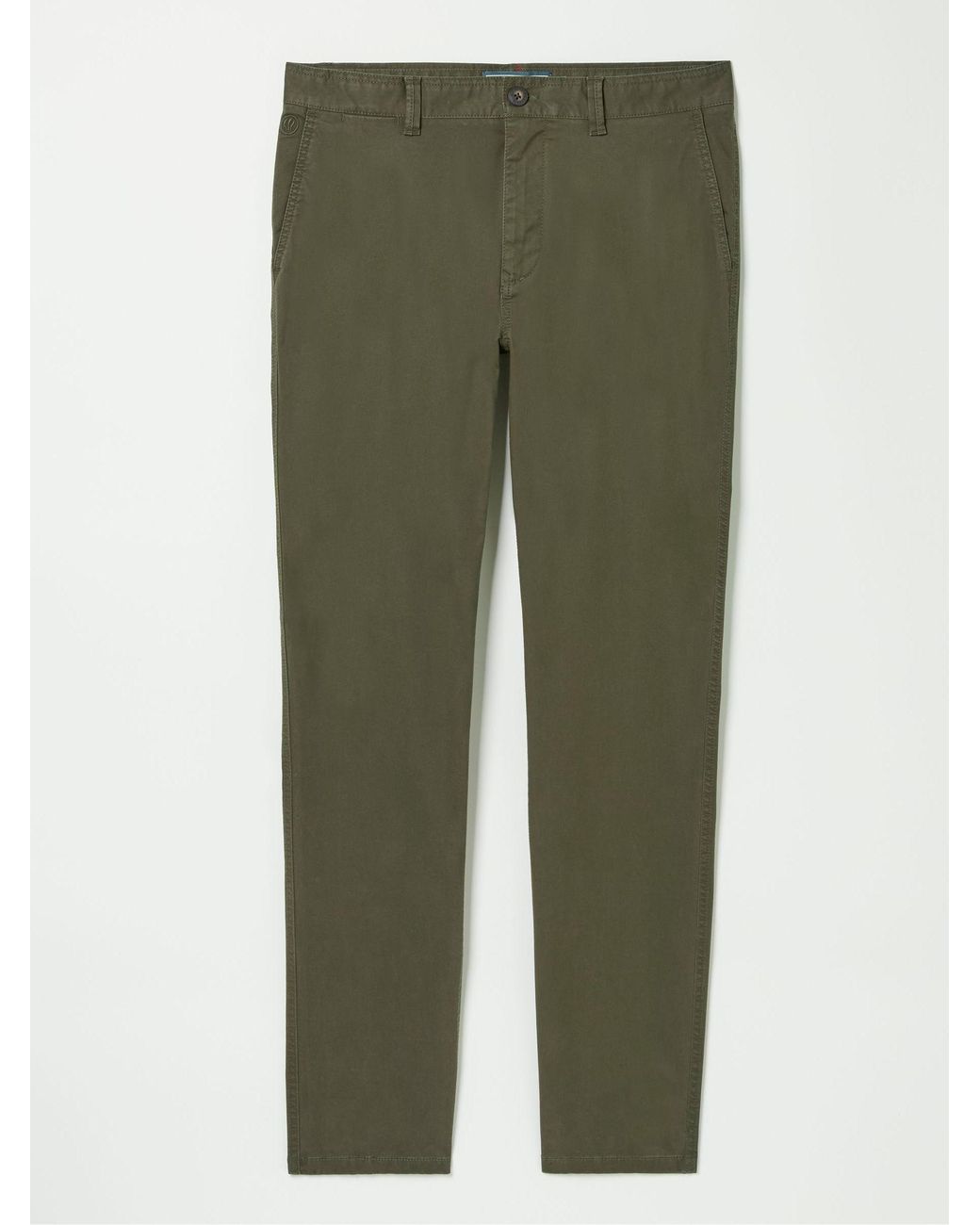 FatFace Green Slim Heyshott Chinos for men