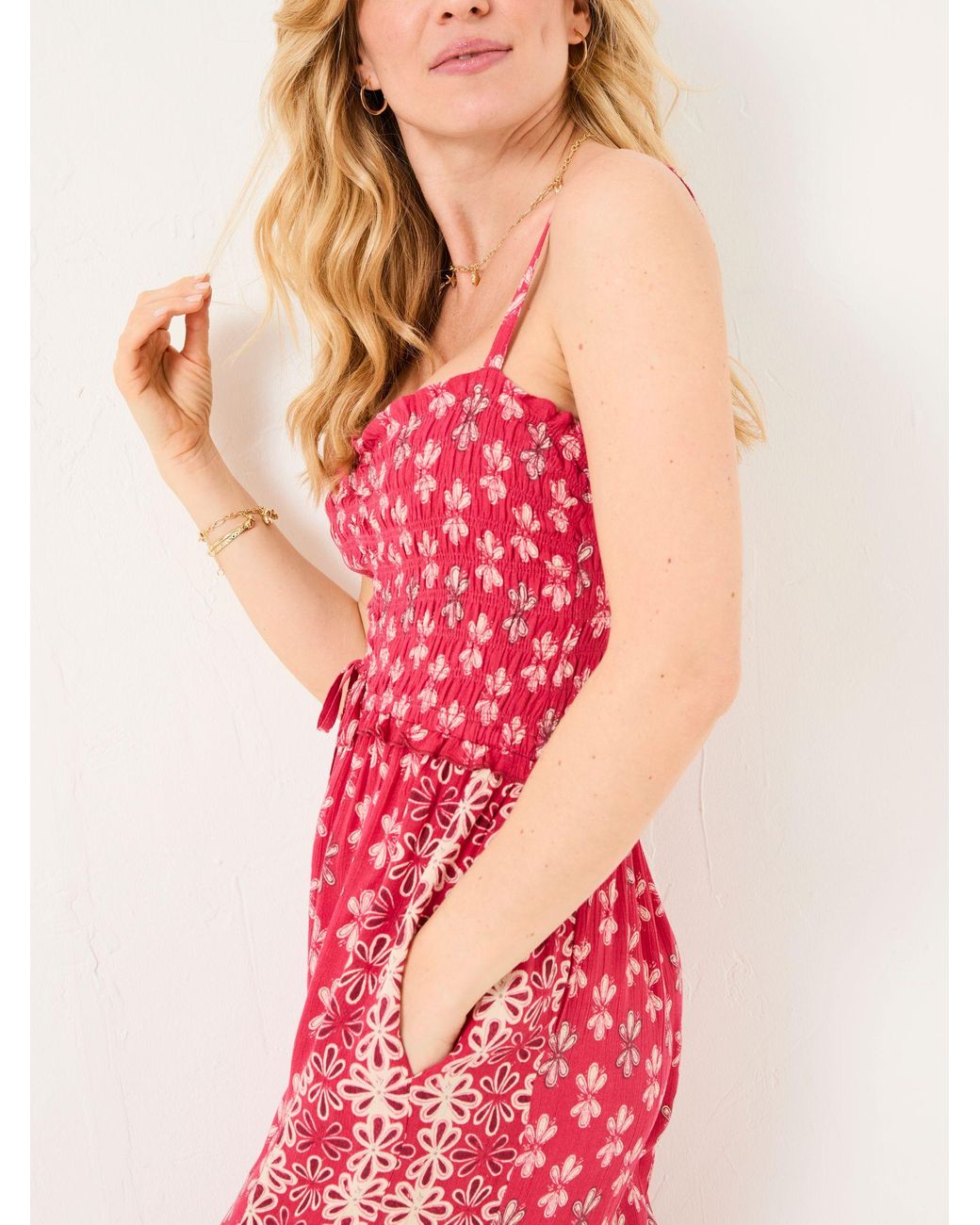 FatFace Pink Natalie Jumpsuit
