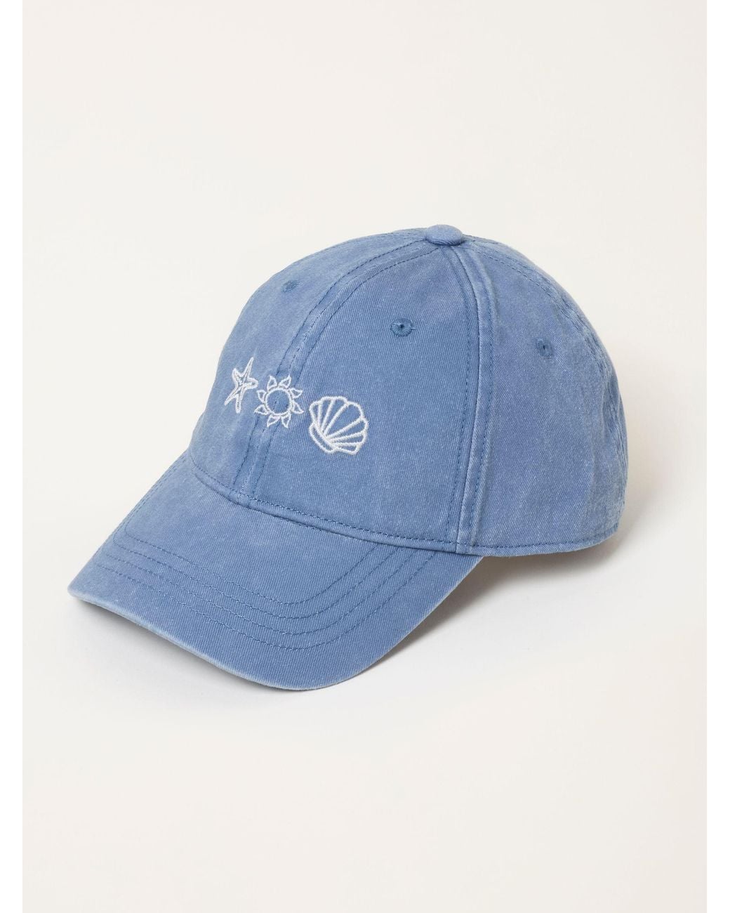 FatFace Blue Marine Conservation Society Embroidered Cap