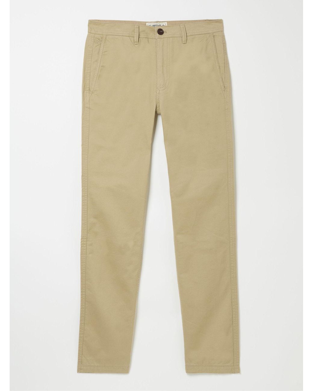 FatFace White Modern Coastal Chinos for men