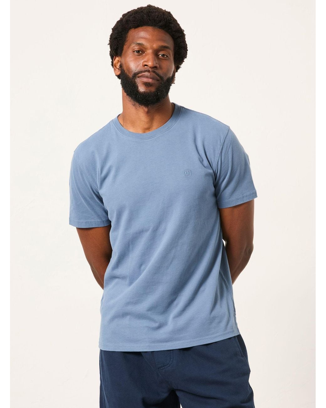 FatFace Blue Lulworth Short Sleeve T-Shirt for men