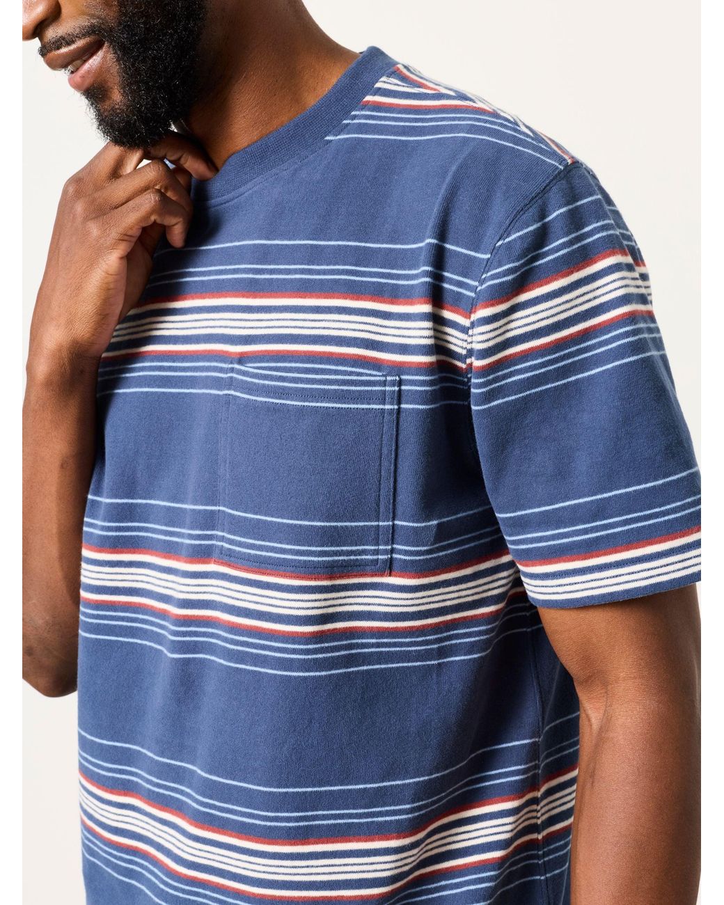 FatFace Blue Short Sleeve Relaxed Fit T-Shirt for men