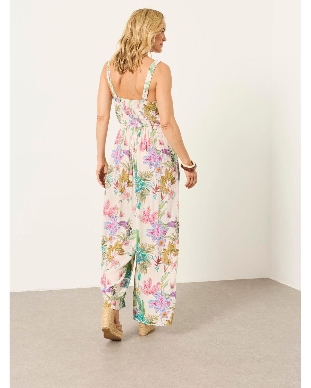 FatFace Natural Rosa Petite Jumpsuit