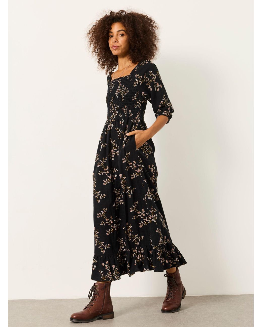 FatFace Multicolor Fatface Adele Midi Dress