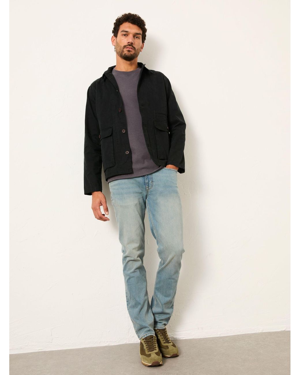 FatFace Blue Slim Fit Jeans for men